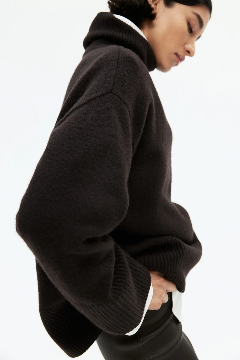 اتش اند ام Cashmere-Blend Turtle Neck Jumper