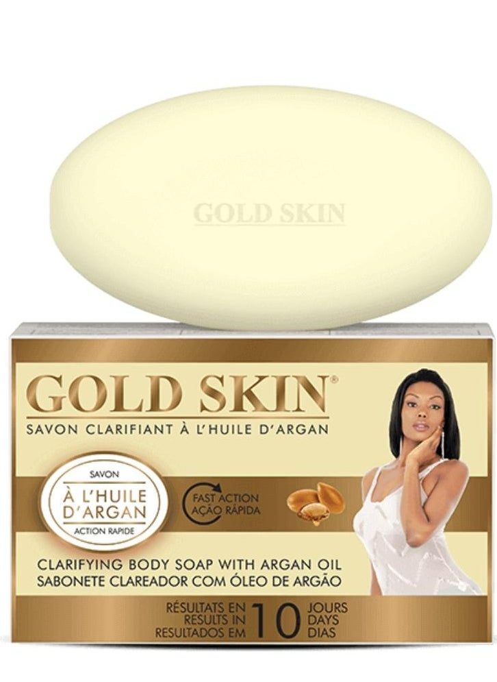 gold skin Clarifying Soap With Argan Oil 180 g 