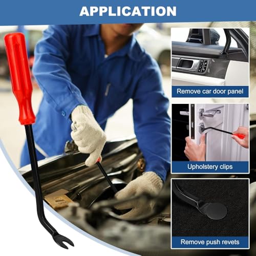 Jubobu 120 PCS Car Clips & Plastic Rivets,of 6 Most Popular Sizes and 5 Fastener Removers,Fits Bumpers,Fenders & Most Car Models,Ideal for Body Fixing & Replacement - Image 4