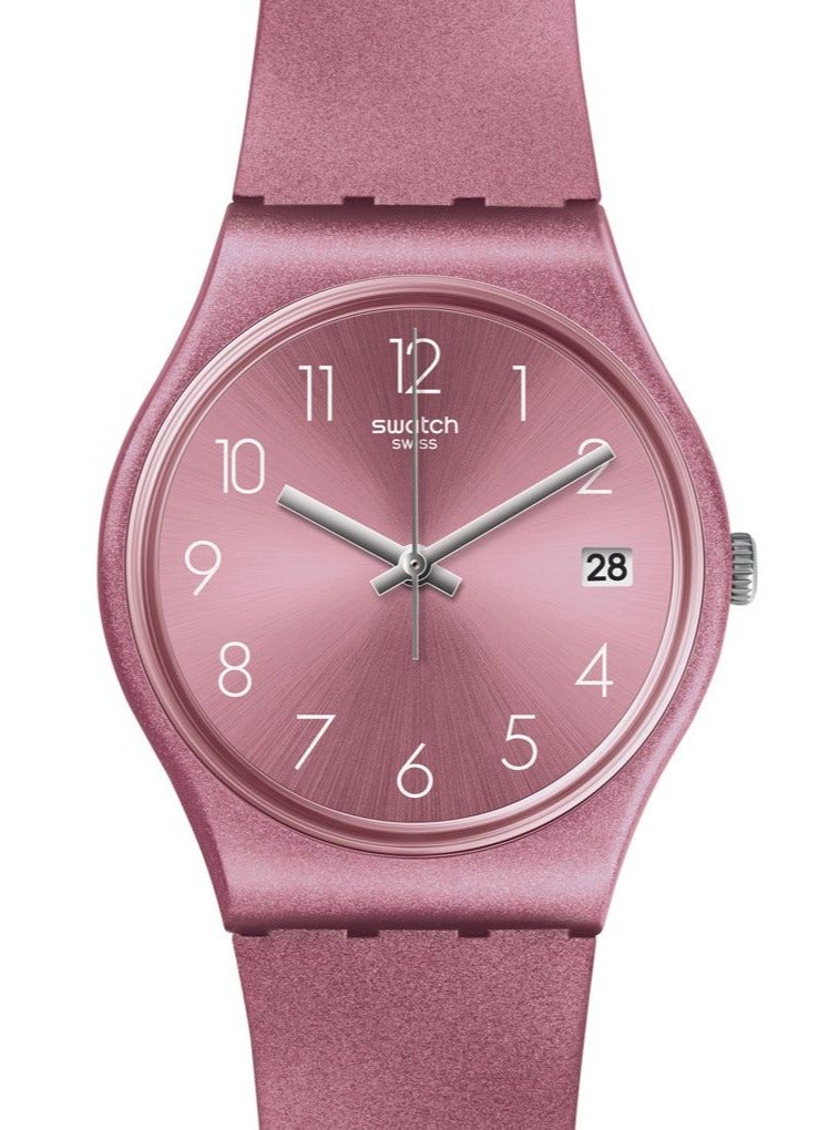 Swatch Unisex Datebaya Quartz Movement Water Resistant Wrist Watch - 34 Mm - Image 1
