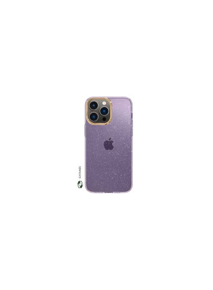 CATANES iPhone 14 Pro Max Case Glitter Translucent Ultra Slim Cover Anti-Slip - Image 1