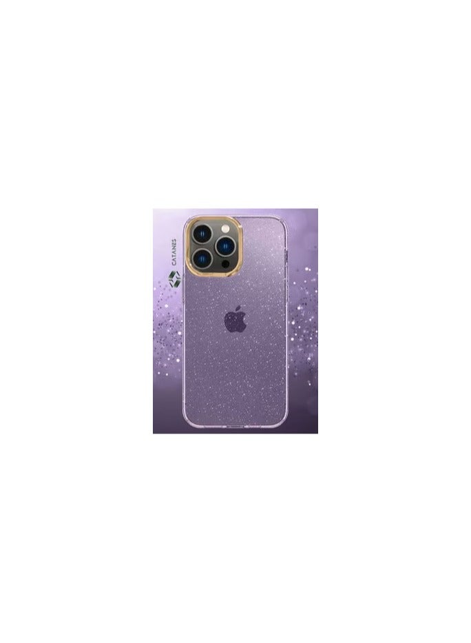 CATANES iPhone 14 Pro Max Case Glitter Translucent Ultra Slim Cover Anti-Slip - Image 2