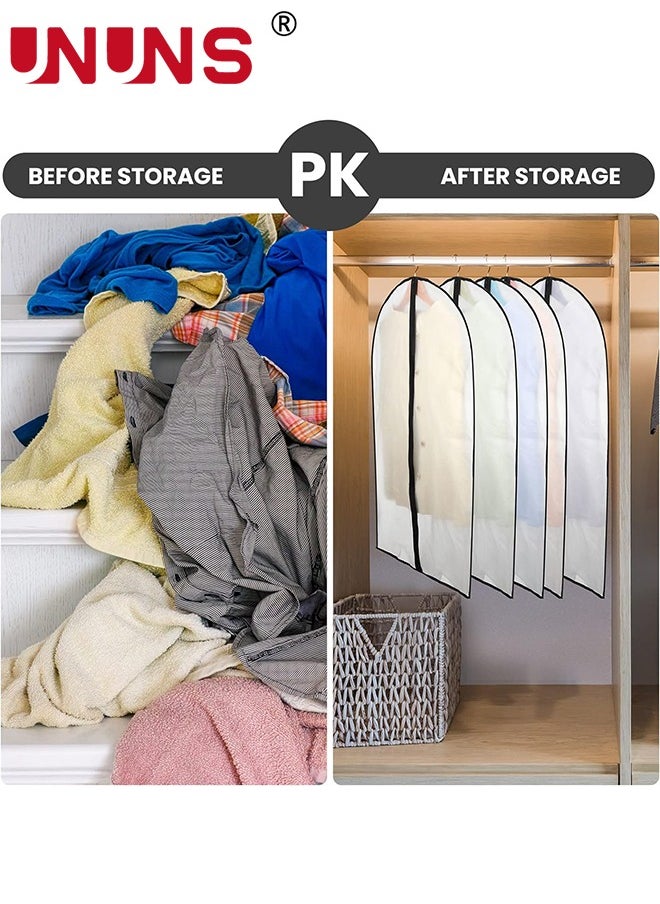 Large Clear Garment Bags,6 Pcs Clothes Cover Protecting Dusts With Zipper,Plastic Garment Bags Hanging Clothes Bags Dress Bag For Gowns Long,Dustproof Bag For Wardrobe Storage Travel,60x100cm - pzsku/ZC663C4BCEC8DB2A1C5D8Z/45/_/1715657784/89501c10-8ba1-4f0f-b14c-4fb1418f4a1f