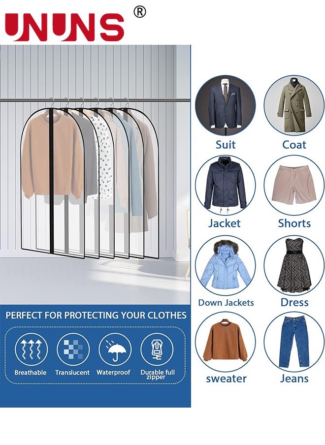 Large Clear Garment Bags,6 Pcs Clothes Cover Protecting Dusts With Zipper,Plastic Garment Bags Hanging Clothes Bags Dress Bag For Gowns Long,Dustproof Bag For Wardrobe Storage Travel,60x100cm - pzsku/ZC663C4BCEC8DB2A1C5D8Z/45/_/1715657938/ac8ebe5f-2fae-4072-839a-ccba6abcf1c6