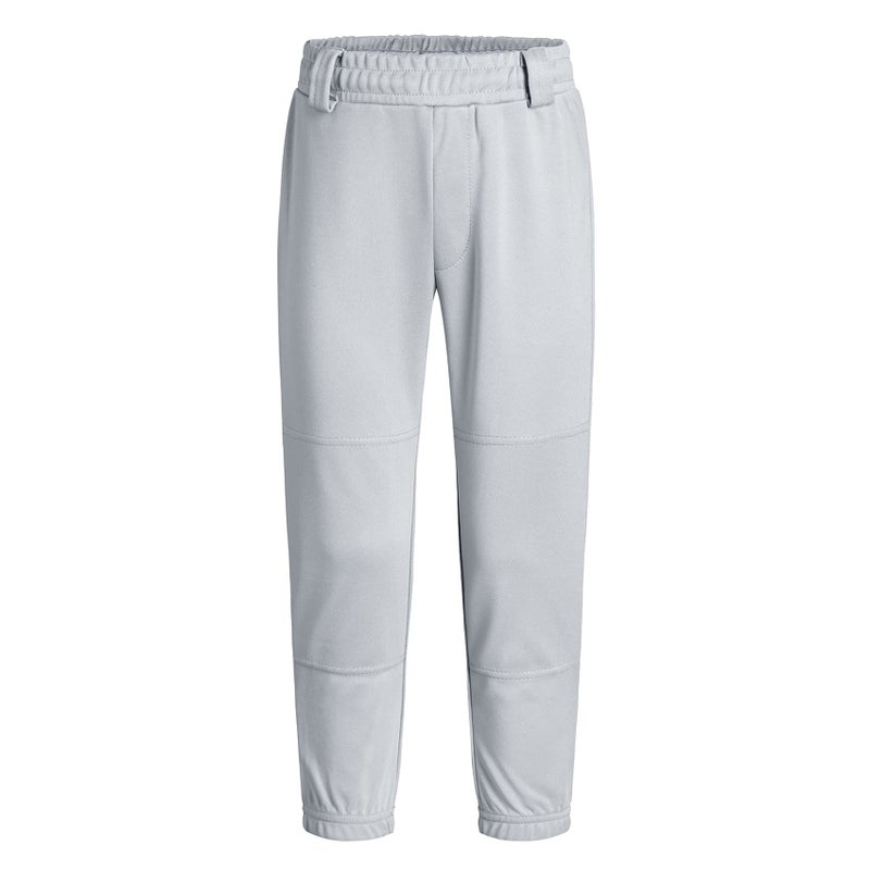 QBK Youth Toddler Baseball Pants Softball Pants Kids Tee Ball Pants for Boy Girl 2T-17Yearsï¼ˆGrey Sï¼‰ - Image 1
