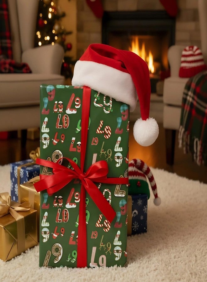 2 PCS 67 Edition Wrapping Paper - 67 Funny Teen Holiday Gift Wrap, Christmas Wrapping Paper Roll, Gift Wrap Paper for Xmas, Party, Wrap Your Presents in Holiday Fun - Image 2