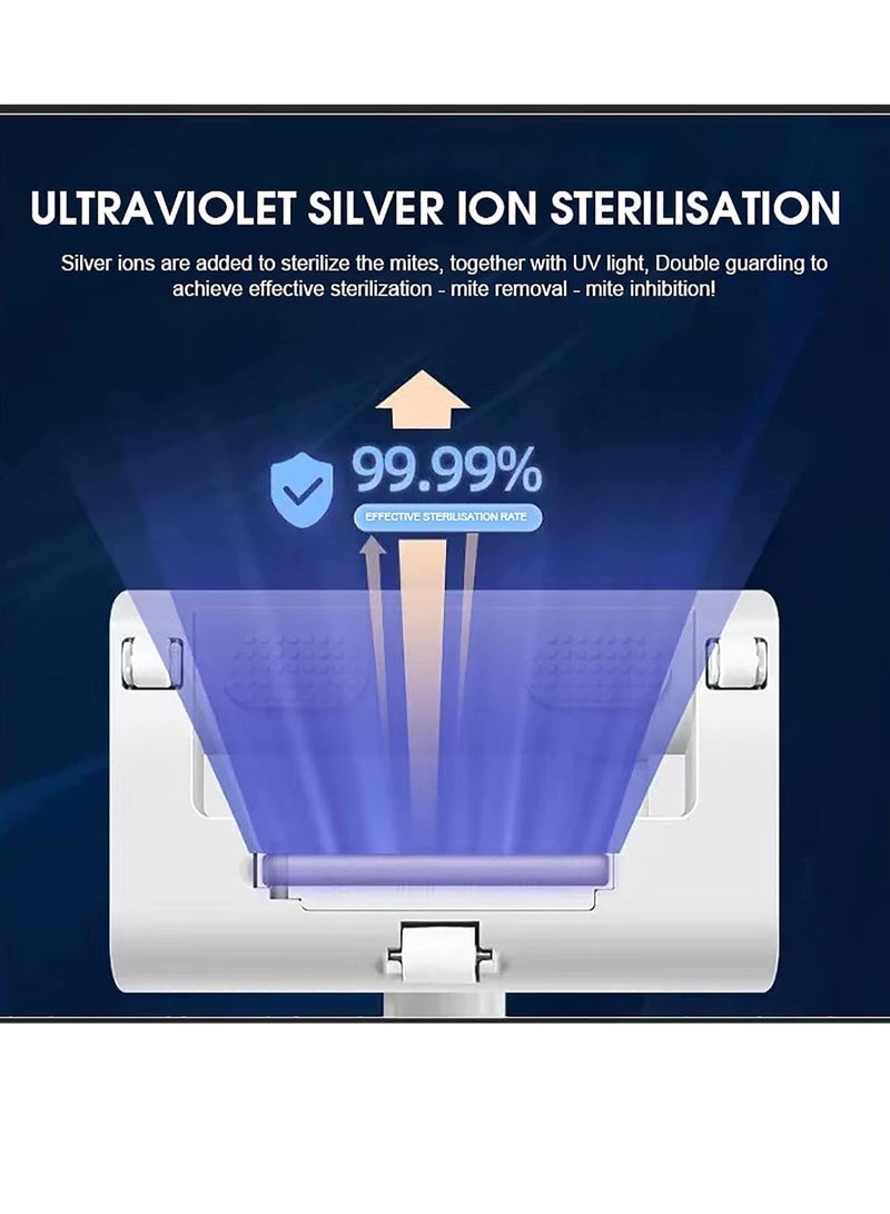 Handheld UV Light Vacuum Cleaner 10KPa Effectively Removes Dust Mites Bed Bugs Collector for Bed Home Mattress Pillows Cloth Sofas Carpets - Image 5