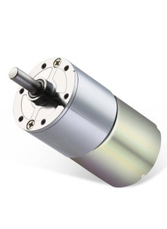 Generic DC 12V 30RPM Gear Motor, High Torque Electric Micro Speed Reduction Geared Motor, Motor Centric Output Shaft 37mm Diameter Gearbox (1Pcs)  - Image 1