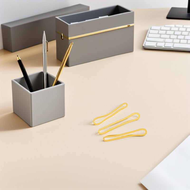 500pcs Rubber Bands: High Elasticity Bands Heavy Duty for File Organization Financial Documents Yellow - Office & School Supplies - Image 5