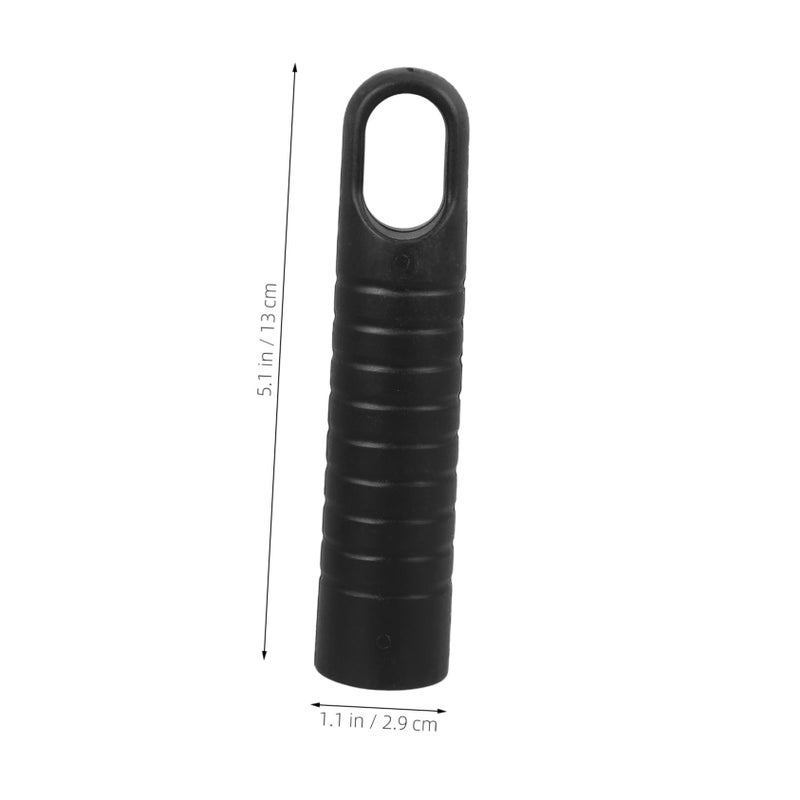 6Pcs Black Broom Handle Grip Replacement Mop Head Cap Cleaning Tool Accessory - Image 3