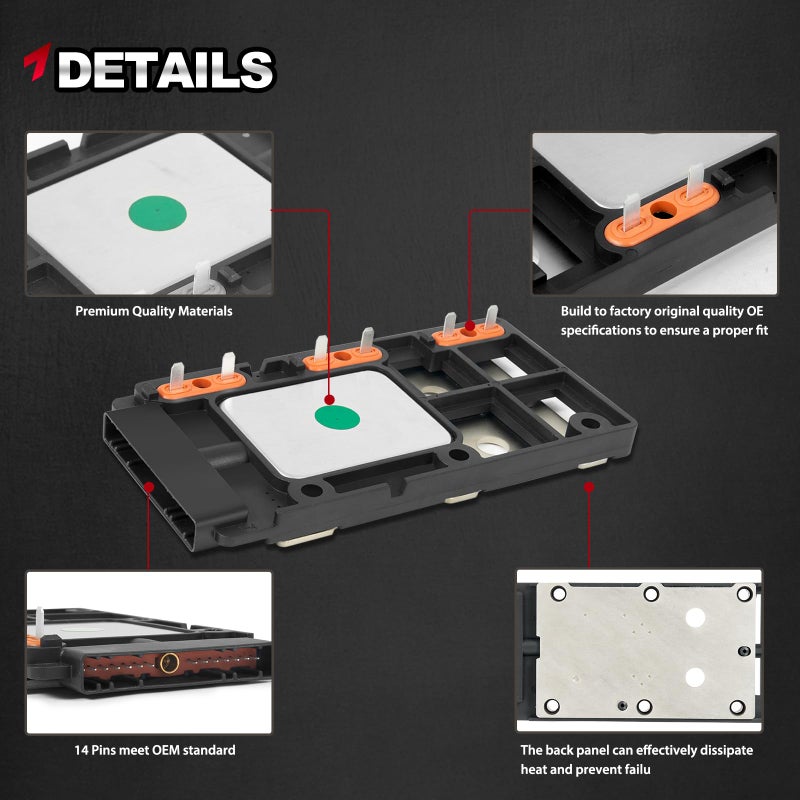 TEMSONE 10469470 Ignition Control Module Compatible with Buick Chevy Chevrolet Pontiac Oldsmobile Allure Lacrosse Achieva Lucerne 3.8L V6 Replace# LX364 LX364T 10494012 D1977A D1940A 12617924 10475225 - Image 4