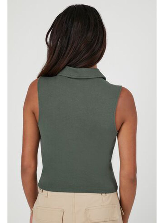FOREVER 21 New York Sleeveless Polo Shirt - Image 3