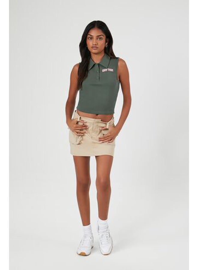 FOREVER 21 New York Sleeveless Polo Shirt - Image 4