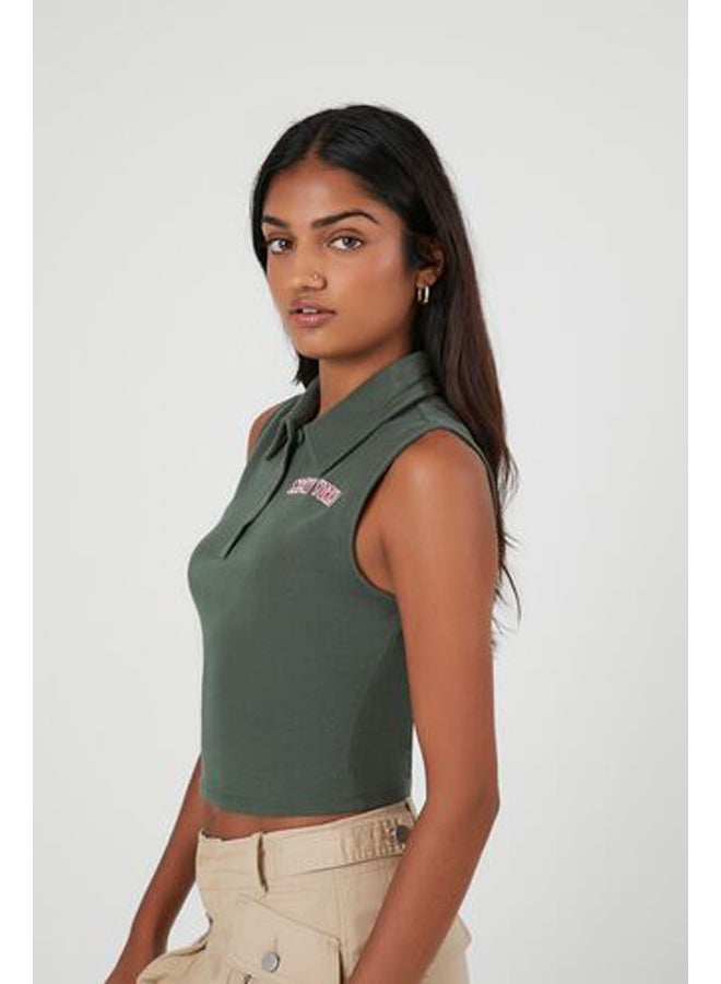 FOREVER 21 New York Sleeveless Polo Shirt - Image 2
