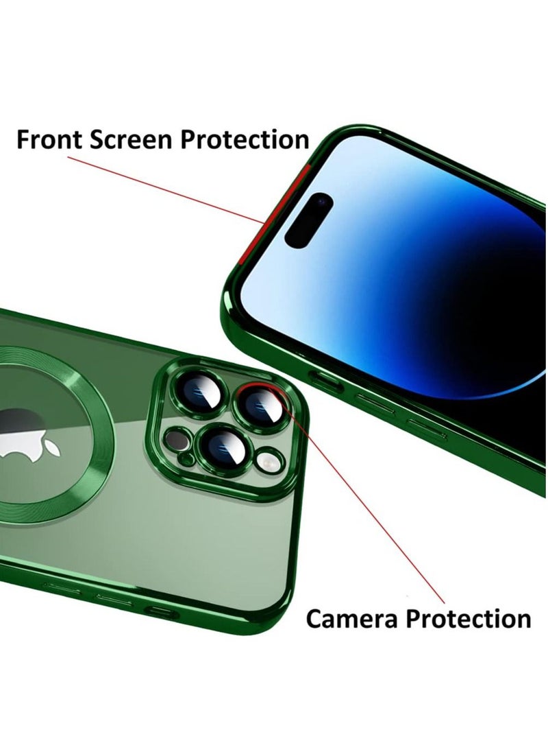 Houmt iPhone 14 Pro Case Soft TPU Built in Camera Lens Protector Shockproof Anti Scratch Cover  - Image 4