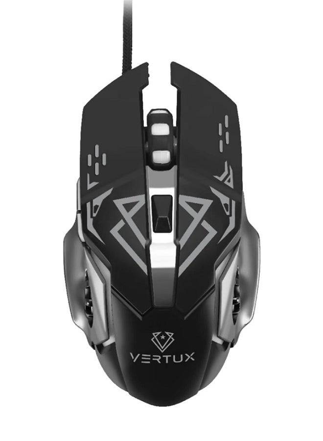 VERTUX Precision Tracking Ergonomic Gaming Mouse -wired - Image 1