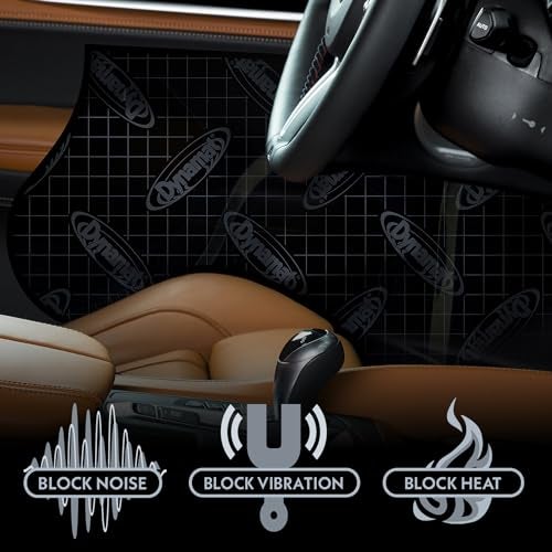 Dynamat Xtreme Sound Deadening Car Insulation Single Sheet Hex Pack 10425 – Noise Dampening for Floor, Doors, Hood or Trunk – Easy Self Adhesive Install – Made in USA – 1 Sheet 18”x32”, 4 sq ft - Image 2