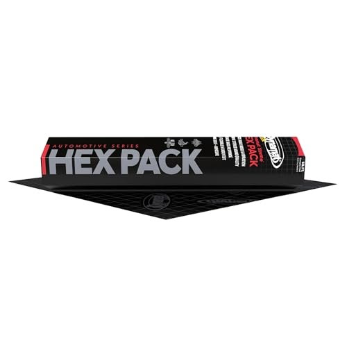 Dynamat Xtreme Sound Deadening Car Insulation Single Sheet Hex Pack 10425 – Noise Dampening for Floor, Doors, Hood or Trunk – Easy Self Adhesive Install – Made in USA – 1 Sheet 18”x32”, 4 sq ft - Image 1