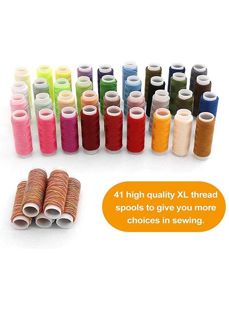 Y&D 229 PCS Sewing Kits, Premium Supplies for DIY, Travellers, Adults, Beginners, Campers and Home, Machine Kits with 41 Thread Spools, Professional Accessories  - Image 4