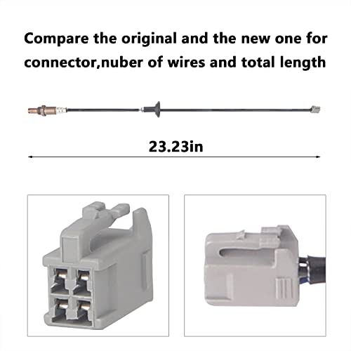 DOSKJOK 234-4233 O2 Oxygen Sensor Air Fuel Ratio Downstream 250-24486 Compatible with Corolla 2004-2008 Matrix 2003-2008 Vibe 2003-2008 1.8L L4 1Pcs - Image 2