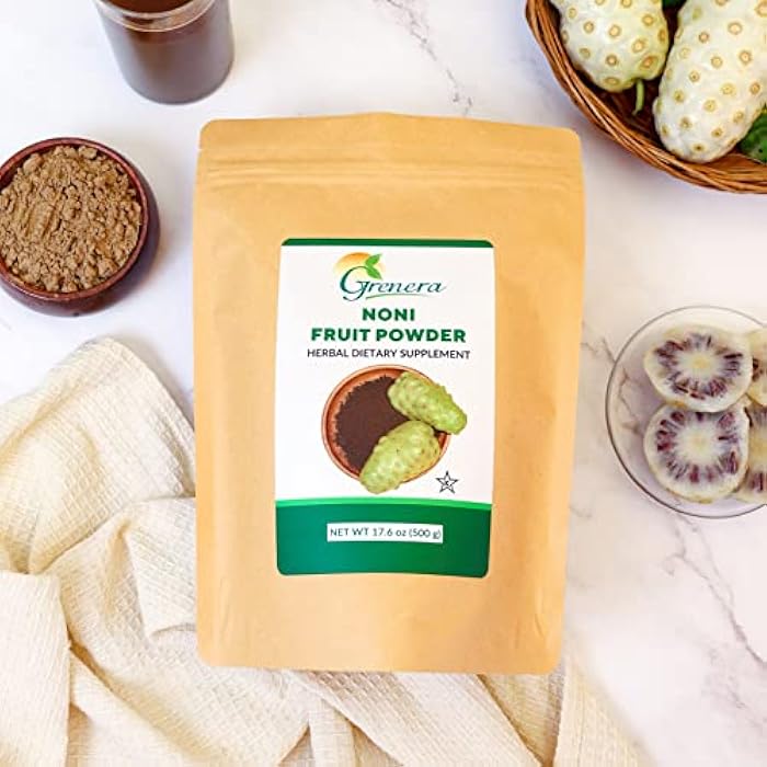 Grenera Organic Noni Fruit Powder, 1 lb (454 g) – Organic, Non – GMO, Gluten Free - Image 4