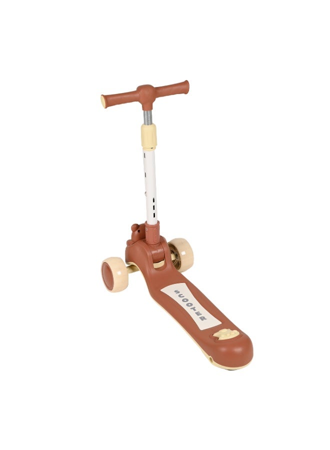 كيكو سكوتر اطفال القابل للطي بثلاث عجلات مع إضاءة وموسيقى - Image 2