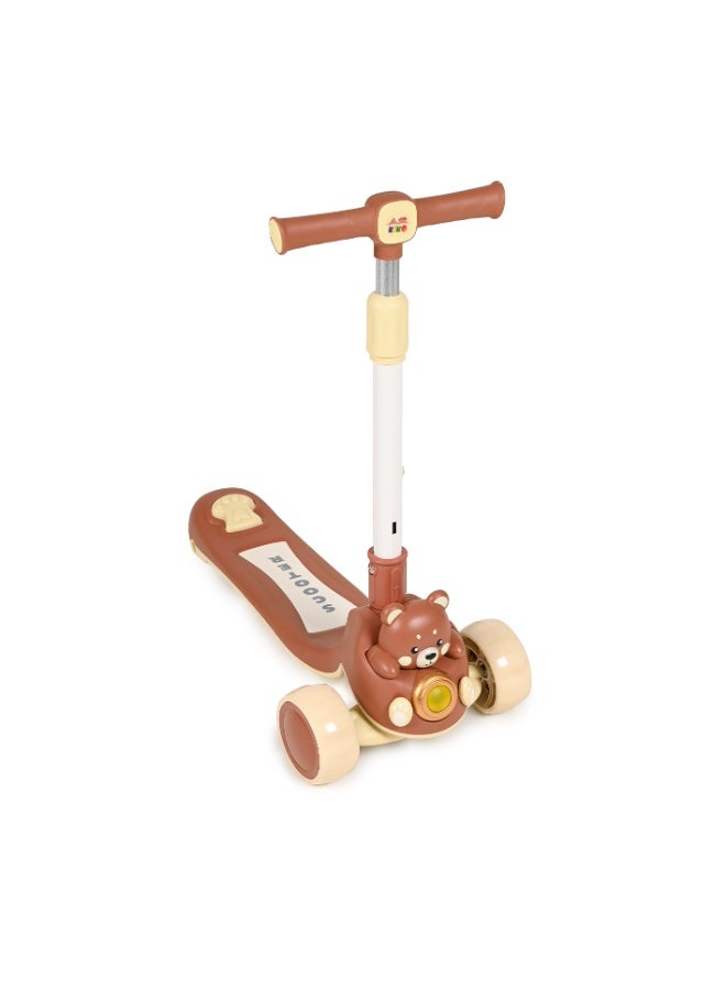 كيكو سكوتر اطفال القابل للطي بثلاث عجلات مع إضاءة وموسيقى - Image 1