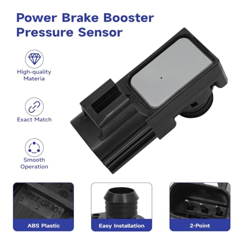 LIHAIPAI 15823208 Power Brake Booster Pressure Sensor for 2007-2009 Cadillac Escalade, Chevy Avalanche, Silverado 1500, Suburban 1500, Tahoe, Traverse, GMC Sierra 1500, Yukon ǀ 2007-2014 GMC Acadia - Image 5