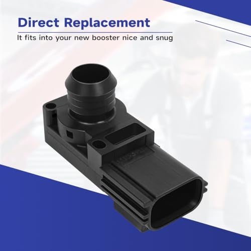 LIHAIPAI 15823208 Power Brake Booster Pressure Sensor for 2007-2009 Cadillac Escalade, Chevy Avalanche, Silverado 1500, Suburban 1500, Tahoe, Traverse, GMC Sierra 1500, Yukon ǀ 2007-2014 GMC Acadia - Image 3