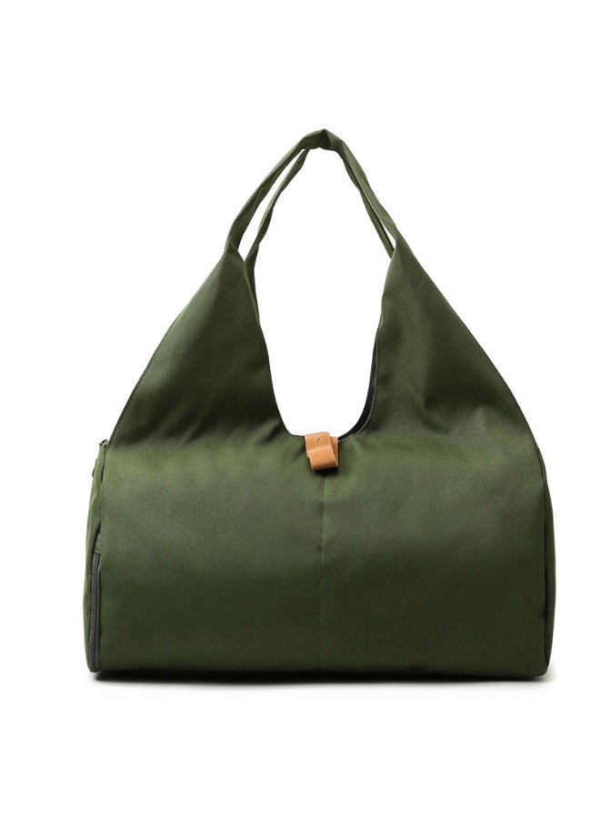 Anna Separate Dry and Wet Independent Shoe Compartment Yoga Mat Tote Fitness Bag - Image 1