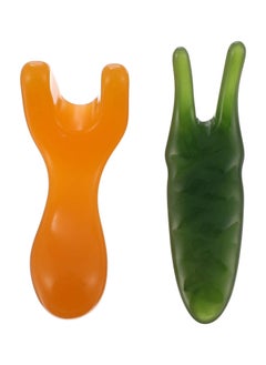 Natural Jade Facial Massage Roller With Gua Sha Scraping Tool Set