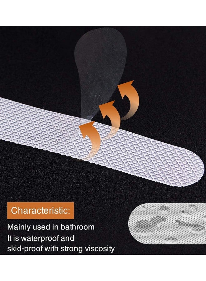Secopad Anti Slip Shower Stickers 24 PCS Safety Bathtub Strips Adhesive Decals with Premium Scraper for Bath Tub Shower Stairs Ladders Boats - Image 3