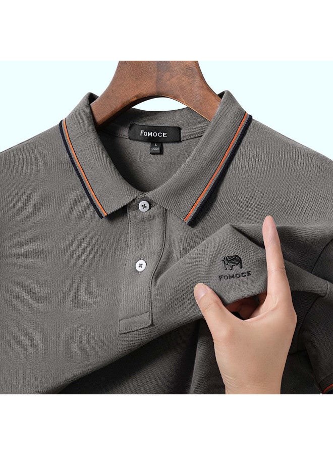 Fomoce men's Summer Cool Polo T-shirt - Image 3