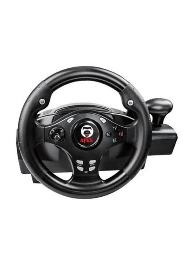 APES DX 915 270 Degree Vibration Racing Steering Wheel With Automatic Gear For Playstation PS4 & PS3 - Image 2