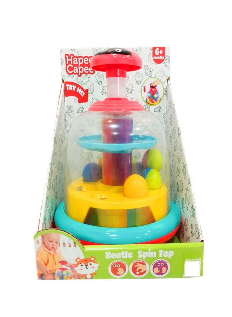 Hapee Capee HapeeCapee -   Beetle Spin Top - Image 1