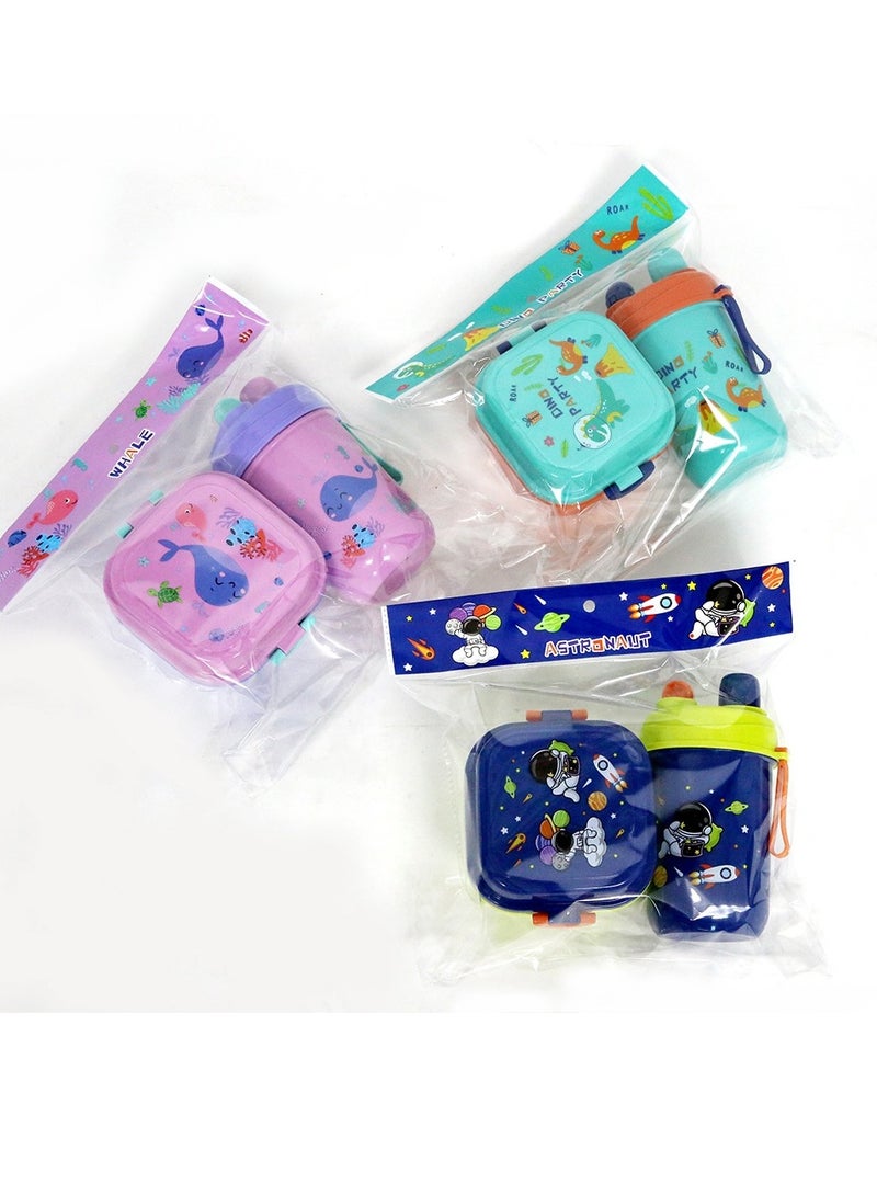 Lunch Box and Water Bottle for kids - Multicolor - Image 2