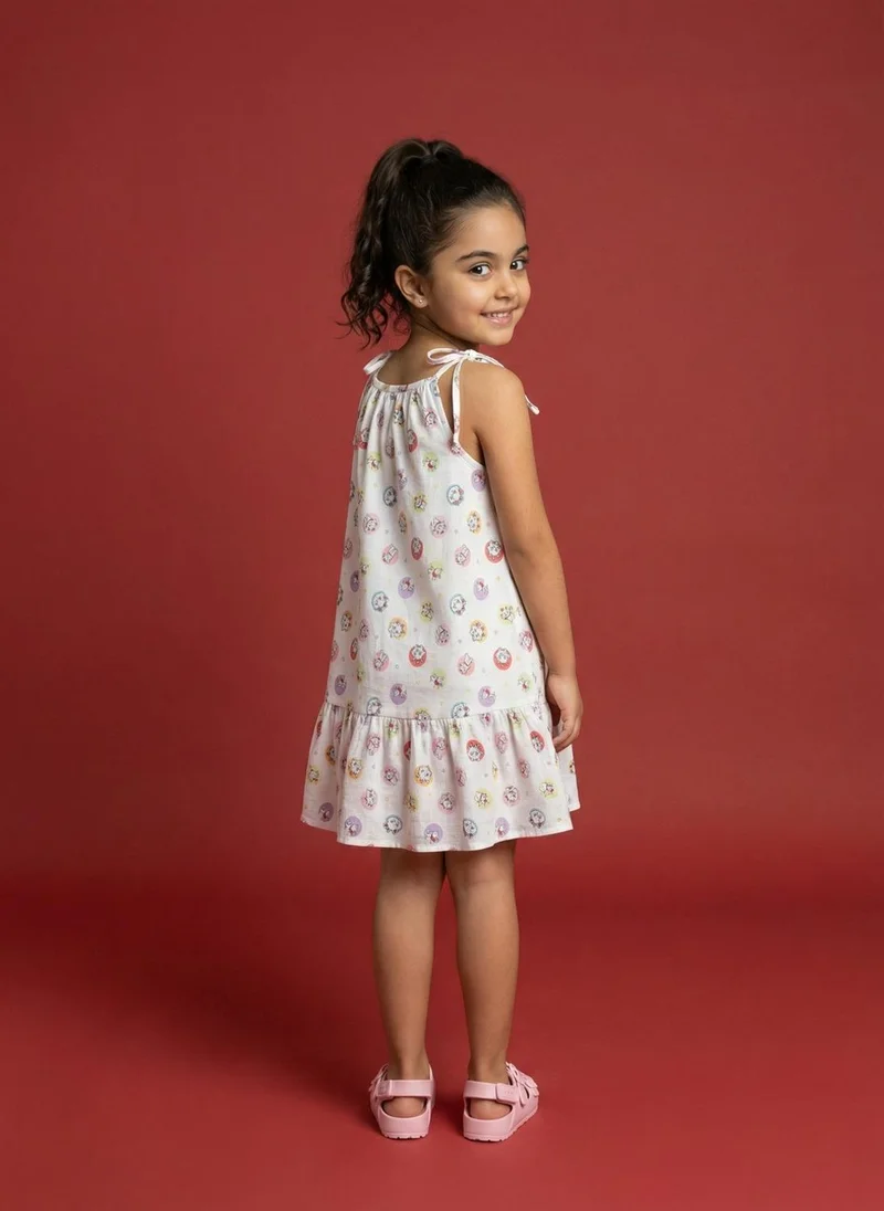 Nautinati  Nautinati Girls' Disney Marie Cat All over Printed A-line Strappy Drop-waist Dress for Women | Best Price UAE