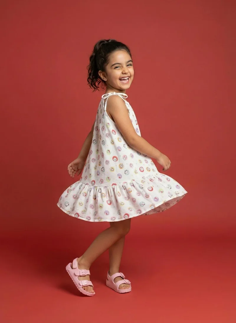 Nautinati  Nautinati Girls' Disney Marie Cat All over Printed A-line Strappy Drop-waist Dress for Women | Best Price UAE
