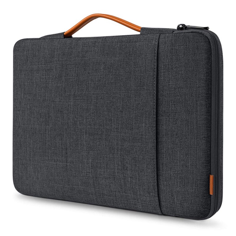 Inateck Inateck 360° Protective Laptop Bag Case Compatible with 14-inch MacBook Pro M3/M2/M1 Pro/Max A2918 A2992 2023-2021, 13 inch MacBook Pro/Air M2/M1 2010-2022, 13.5 inch Surface Laptop 6/5, Black Gray  - Image 1