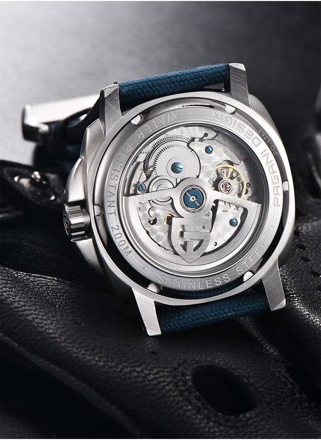 PAGANI DESIGN Men's Automatic Mechanical Sports Watch Stainless Steel Waterproof, Sapphire Glass With AR Coating PD1767  - Image 2