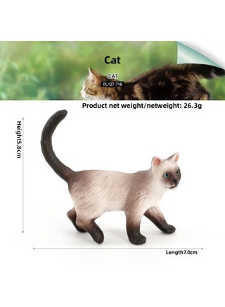 Children's Simulation Animal Model Pet Cat Black And White Cat Persian Cat Siamese Cat Yin And Yang Eye Cat Cognitive Toy Ornaments-Color:PL127-718 Cat - pzsku/ZC6658F73CB8D3FB89409Z/45/1745641673/2f742c42-1f02-4057-a2c1-822e87516ef9