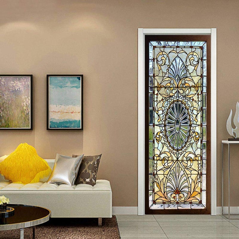 COLORSPRING 3D Door Sticker Wallpaper, Door Murals Decals Peel and Stick, Removable Self-Adhesive Wall Mural Door Covers Decorative (MT-062) - Image 2