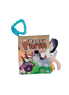 Generic Baby Cloth Book Parent-Child Interactive Teaching Baby Early Education Toy With Animal Tail Baby Cloth Book Washable-Color:Four In A Box-Specifications:Color Box Specifications: 24.5*2.5*27.5cm  - Image 4