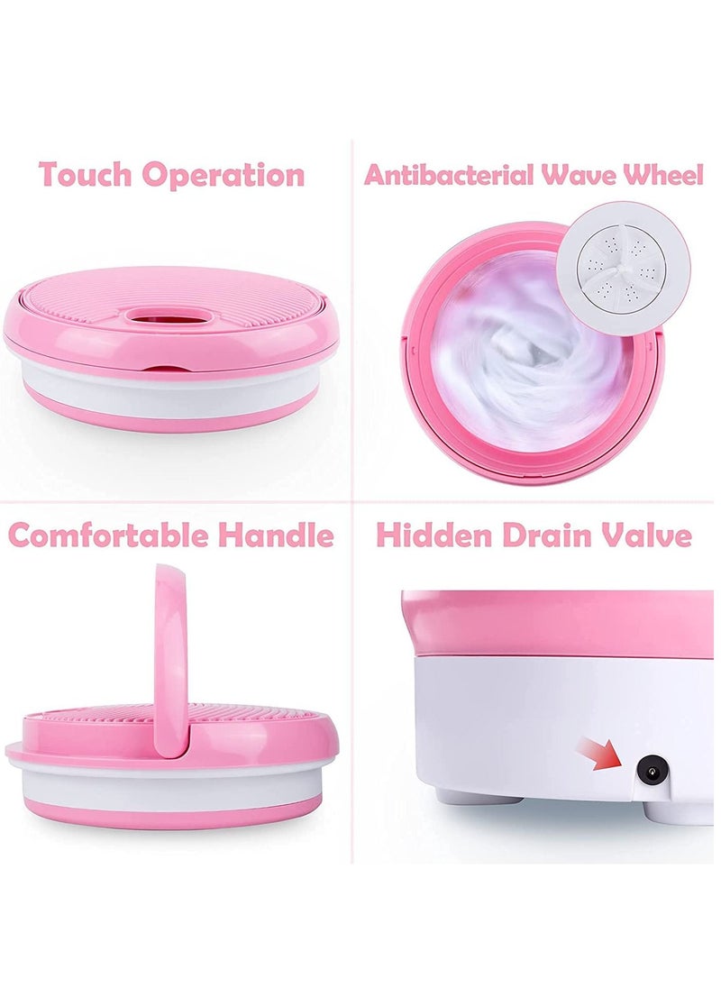 Toshionics - 7L large Capacity Portable Foldable Mini Washing Machine Small Bucket Laundry Washer - Image 1