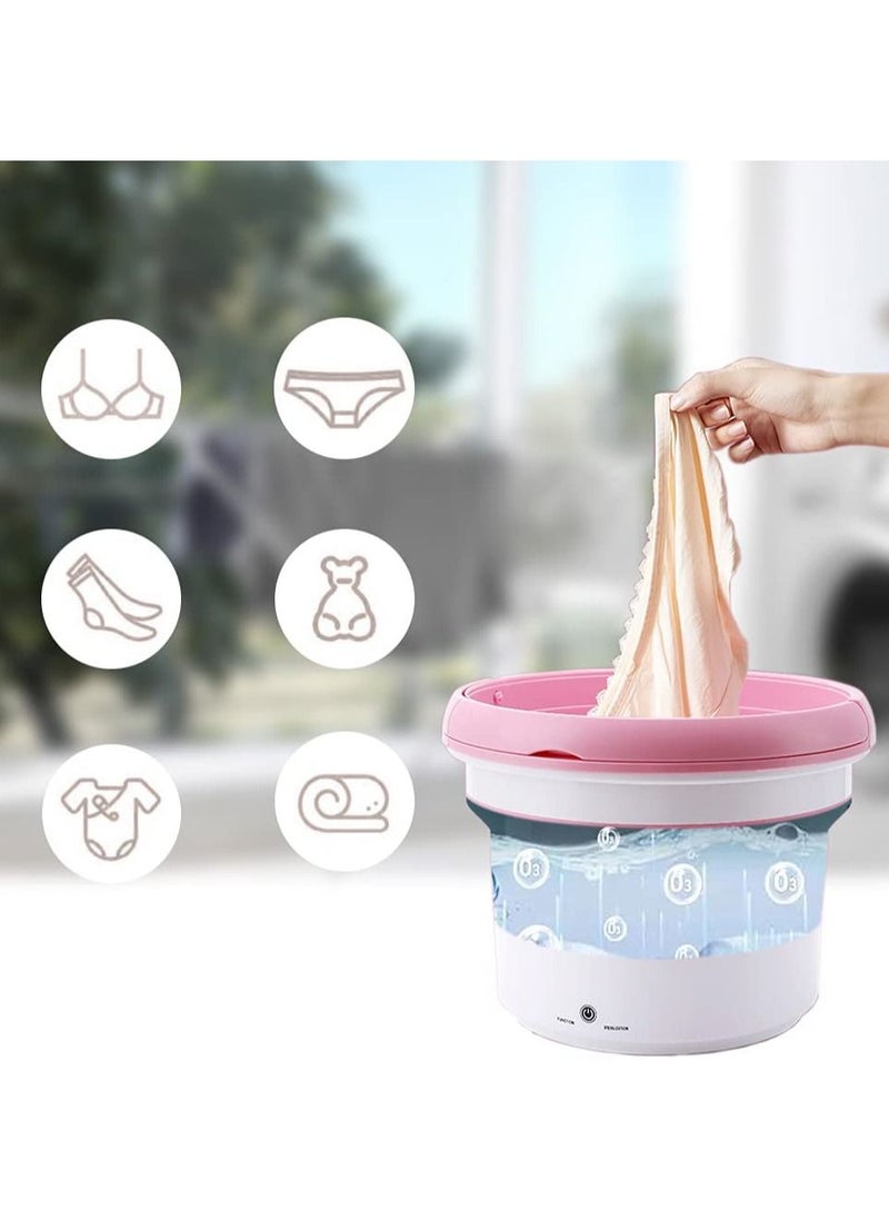 Toshionics - 7L large Capacity Portable Foldable Mini Washing Machine Small Bucket Laundry Washer - Image 1