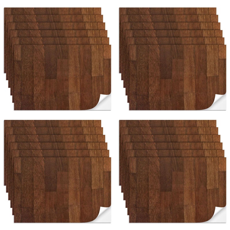 Flutesan 12 Pcs Miniature Dollhouse Wallpaper and Flooring Peel and Stick Mini DIY Self Adhesive Dollhouse Accessories 8.27 x 11.69 Inch (Elegant Style) - Image 1