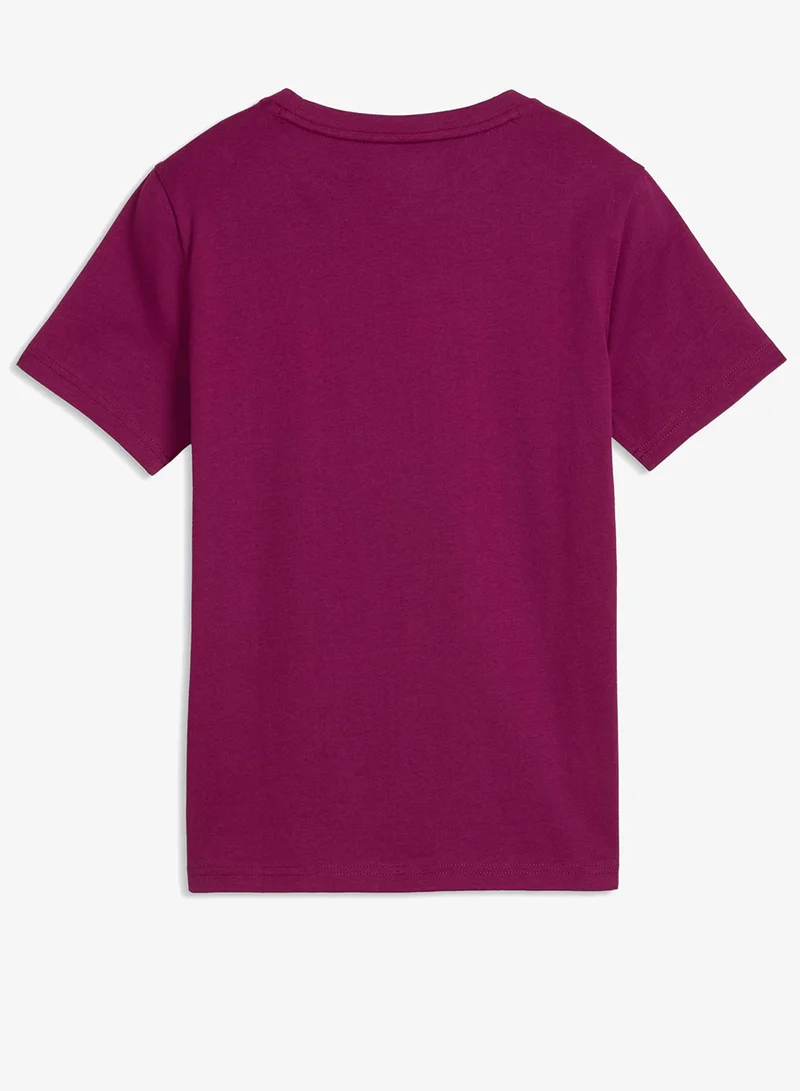 Puma Fuchsia Glow Youth Graphic Lace Cat T-Shirt for Women | Best Price UAE