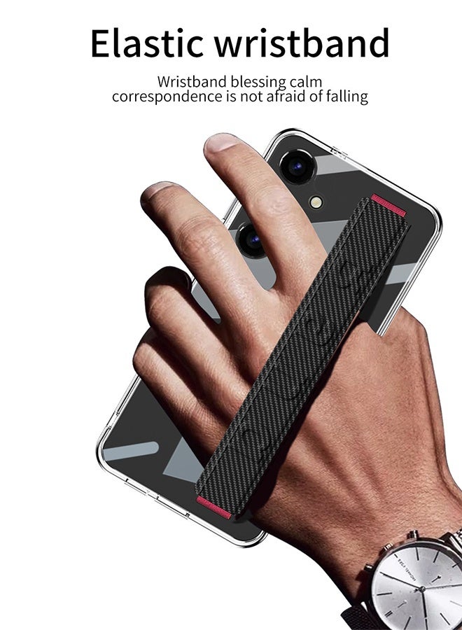 DUNISO Samsung Galaxy S24 Ultra Phone Case Full Body Protective Phone Cover Anti-fall Anti-fingerprint Phone Case with Wristband for Samsung Galaxy S24 Ultra 5G Phone Case  - Image 2