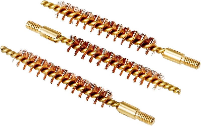 Tipton Best Gun Bore Brush 3-Pack Bronze Bristles for Removing Fouling and Residue in Barrel for Gunsmithing, Gun Maintenance - Image 1