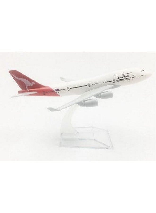 AmigozZ Kid Diecast Aeroplane Scale Model Only For Display, Size -16 Cm (Qantas), Multicolor - Image 2